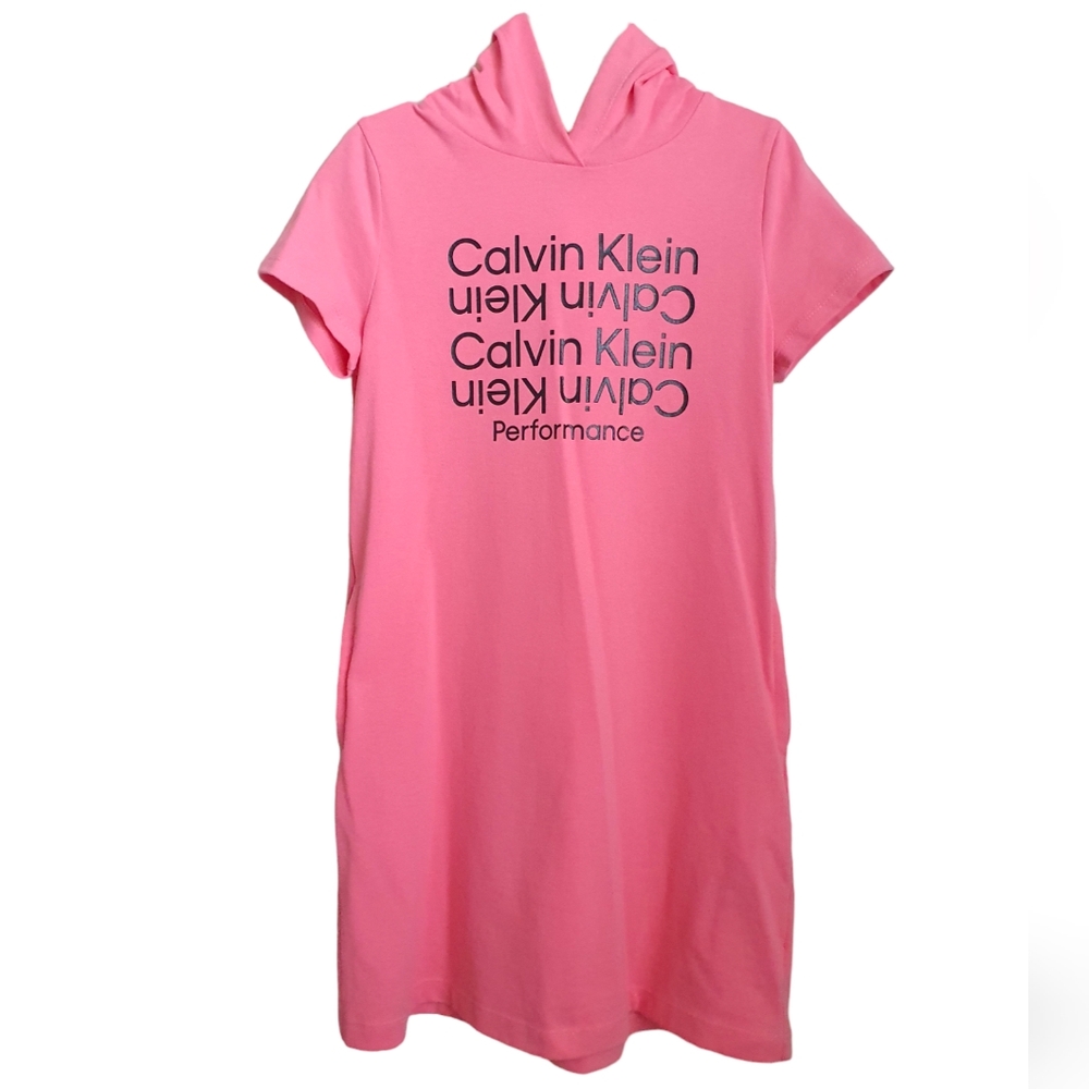 Calvin Klein Performance Coral Girl Dress Size L (12-14).